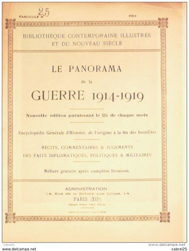 Panorama 1914 guerre - n°25,