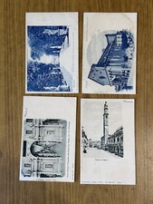 LOT DE 4 CARTES POSTALES PAYSAGISTES VICENZA BF