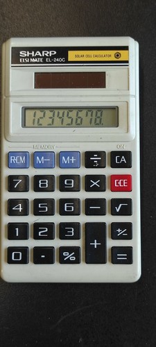 Calculatrice vintage sharp - calculatrice,