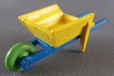 Starlux - La Ferme - Brouette Jaune Roue Verte (réf 605)