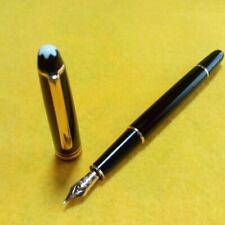 Stylo plume Montblanc Classique Meisterstuck 144 14k résine noire