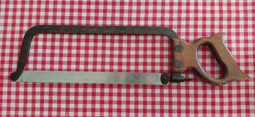 Ancienne scie boucher - ancienne,
