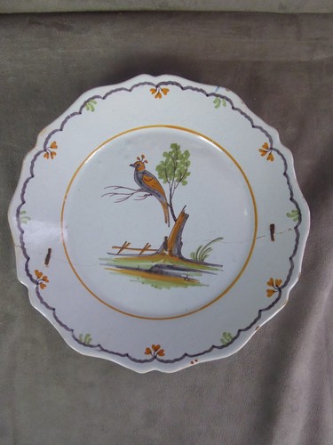 Assiette ancienne en - ancienne,,