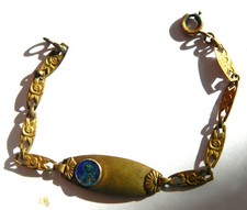 gourmette religieuse période Art Déco