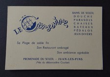 Carte de visite LE CORSAIRE