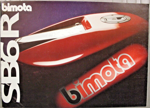 Dépliant brochure bimota sb6r - brochure,