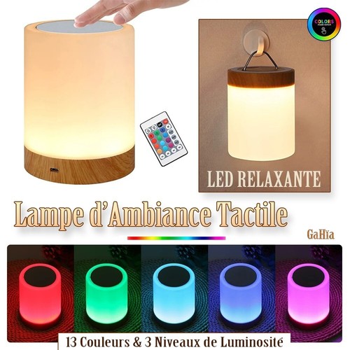 Lampe ambiance multicolore - lampe,