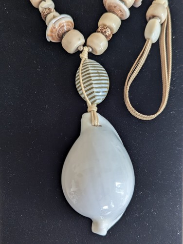 Collier nature coquillage - collier,