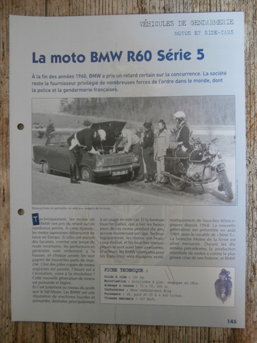 Moto bmw r60 - r60, serie