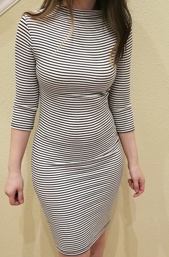 Forever striped cream black - forever, cream/black
