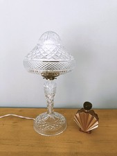 Lampe à poser en verre travaillé Art Déco