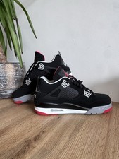 Air Jordan 4 Retro Baskets pour Homme - Noir/rouge, Size 41