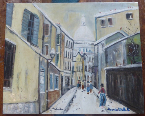 Apres maurice utrillo rue - maurice,