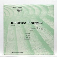 BOURGUE, KLING ⸺ DUTILLEUX Sonata for oboe & piano ⸺ HARMONIA MUNDI LP NM