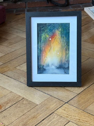 Aquarelle forêt enchantée