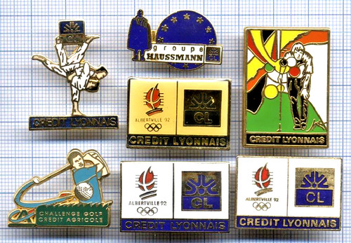 Lot pin credit - pin's, ca