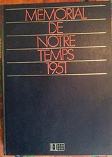 MEMORIAL DE NOTRE TEMPS 1951, Unknown