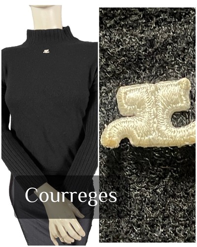 Pull vintage courrèges logo - courrèges,