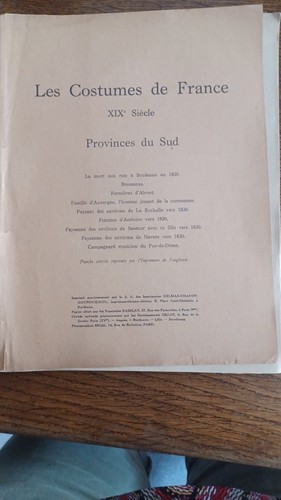 Les costumes france - de,