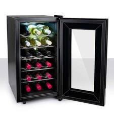 alpina Cave À Vin 50L – Mini Frigo pour 18 Bouteilles – Refroidisseur À Vin sans