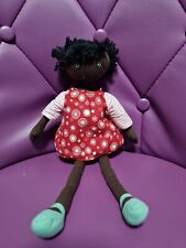 Poupee Doudou Dpam Robe Rouge 30 Cm