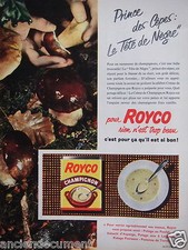 PUBLICITÉ 1957 ROYCO