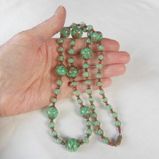 ANCIEN Collier MURANO Verre