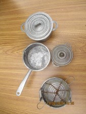 DINETTE ANCIENNE ALUMINIUM DE FONTE FAITOUT GAMELLE