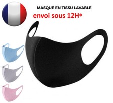 LOT Masque Protection Tissu Lavable Alternatif Barrière Femme Homme Adolescent