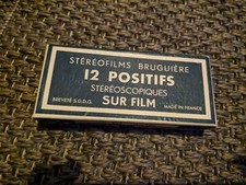 STÉRÉOFILMS BRUGUIÈRE-12 POSITIFS STÉRÉOSCOPIQUES SUR FILM - Cannes 