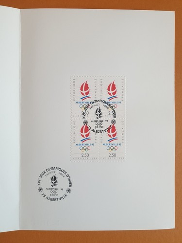 Timbres 1er jour xvième jeux - jour,