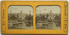 FRANCE Paris Exposition Universelle 1878 Marteau-pilon du Creusot Photo Stereo 
