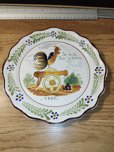 Ancienne belle assiette décor - ancienne,