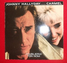 45t -   Johnny Hallyday En Duo
