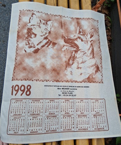 Torchon calendrier