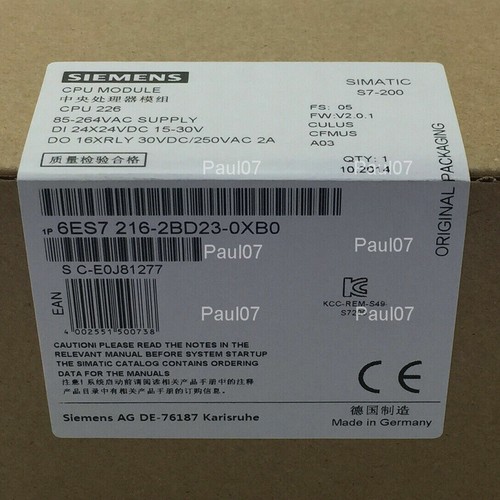 New siemens 6es7216 2bd23 0xb0 - new,