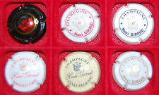 6 Plaque de muselet de champagne Henri Giraud