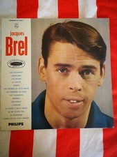 33 Tours Vinyle Album Jacques Brel Olympia Phillips Exc