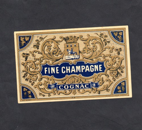 Ancienne étiquette fine - :,