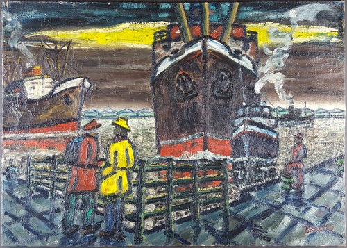 Ancien tableau quai - tableau, quai"