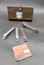 Boite à outils Tôle Vélo Ancien Peugeot 1950 Mobylette Old Bike Tool Box Moped
