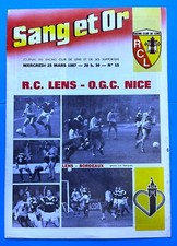 FOOTBALL PROGRAMME MATCH  RC