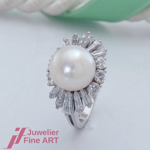Bague diamant perle - bague,