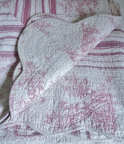 Toile jouy couvre - de, lit