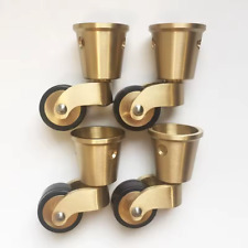 Roulettes universelles en laiton massif pour meubles, table ronde etc