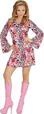 Widmann Déguisement mini robe rétro années soixante-dix adulte Lilas taille S