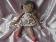 Doudou poupée fille, robe à pois, personnage, Obaïbi, Okaïdi