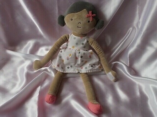 Doudou poupée fille robe - poupée,