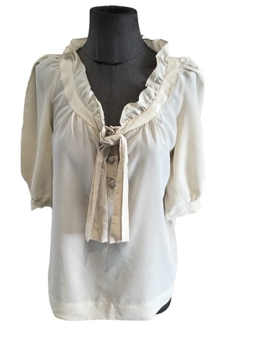 Très belle blouse soie ecru - très,