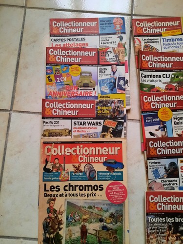 Lot revues collectionneur - de,